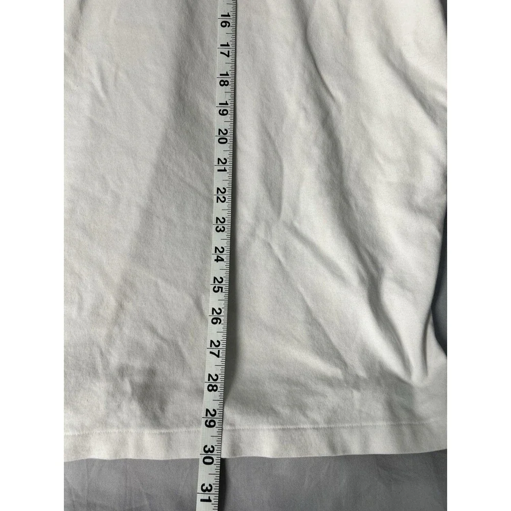 Polo Ralph Lauren Mens XXL White Short Sleeve Cotton Flesh Pony Classic Fit Y2K